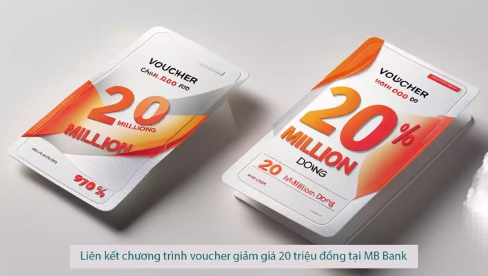 Liên kết chương trình voucher giảm giá 20 triệu đồng khi mua số tài khoản MB Bank.