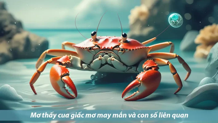 mo thay cua giac mo may man va con so lien quan 1 Các giấc mơ thấy cua và con số liên quan.